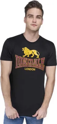 Produktbild von Lonsdale Taverham Kurzarm-t-shirt Schwarz S Herren Schwarz S