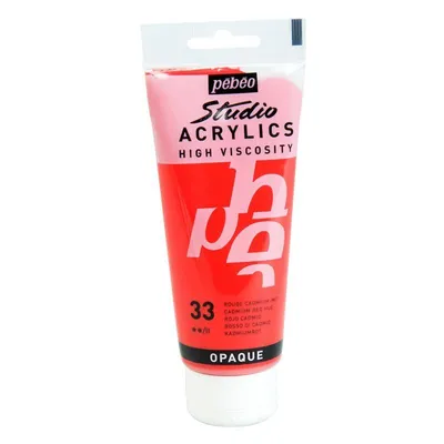 Produktbild von Deckende Acrylfarbe - Kadmiumrot - 100 ml