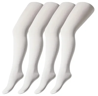 Zdjęcie produktu dla Damskie i męskie, dziecięce legginsy, online, cienkie, 40 DEN, zestaw 4 sztuk, białe.
Sokiety, białe