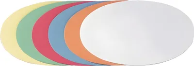 Produktbild von Franken Moderationskarte - Oval, 190 x 110 mm, hellblau, 500 Stück