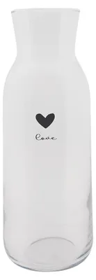 Immagine prodotto di Clayre & Eef caraffa 1000 ml cuore in vetro