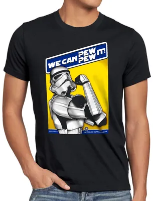 Produktbild von A.N.T. Pew Pew It Herren T-Shirt imperium sturmtruppen