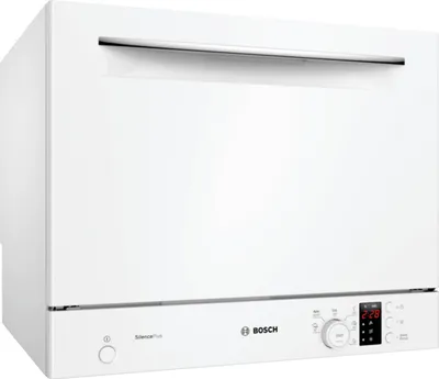 Zdjęcie produktu dla Bosch Serie 4 SKS62E32EU, Wolnostojący, Kompaktowy, Biały, Biały, Przyciski, obrotowy, LED