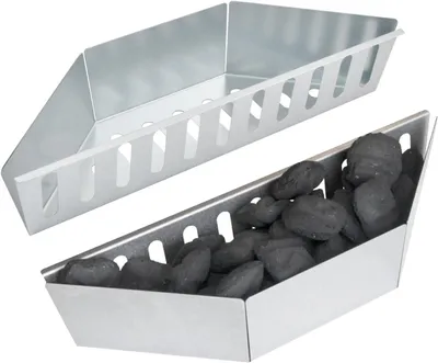 Produktbild von Edelstahl-Kohlekörbe für Grillgeräte mit 57 cm Durchmesser, Set mit 2 Stück
