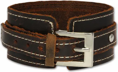 Produktbild von SilberDream Armband Leder -gegerbtes Rindsleder- Schmuck braun Herren LA1189B