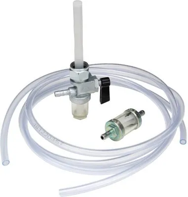 Immagine prodotto di OMG set rubinetto benzina Simson S50 S51 sacchetto acqua trasparente tubo filtro benzina
