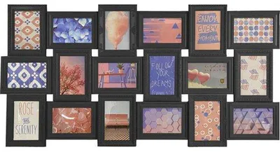 Produktbild von Henzo Trendy Gallery Bilderrahmen 10x15 cm Schwarz