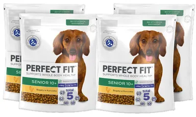 Zdjęcie produktu dla PERFECT FIT Sucha Karma Dla Psa Seniora Małej Rasy z Kurczakiem 4x825g