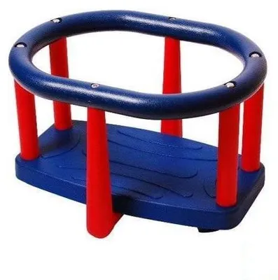 Produktbild von Kleinkind-Schaukelsitz - Blau-Rot - Mit Aluminiumeinsatz - Ohne Kette - Wetterfest