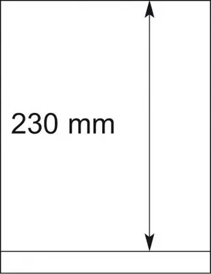 Produktbild von Lindner 802108P T-Blanko-Blätter - 10er-Packung