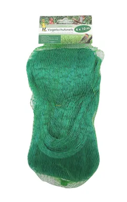 Produktbild von Vogelschutznetz 4x10m grün Pflanzenschutznetz Gartennetz Teichnetz Laubnetz