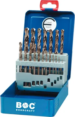 Produktbild von BOHRCRAFT Bohrer-Kassette DIN338RN HSS Co5 ø 1-10 mm 19-teilig