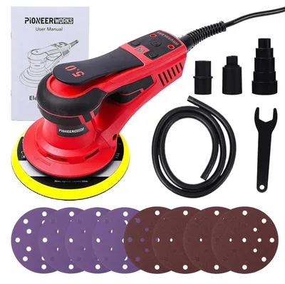 Immagine prodotto di Levigatrice oscillante - Elettrica - 350 W - 10.000 giri/min - Motore brushless - 230–240 V, 50 Hz - Per il fai-da-te