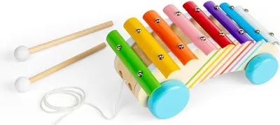 Zdjęcie produktu dla Ksylofon do ciągnięcia Bigjigs Toys