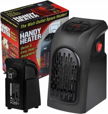 Produktbild von Tragbare Mini Handy Heizung Elektrische Leistung 400W Schwarz