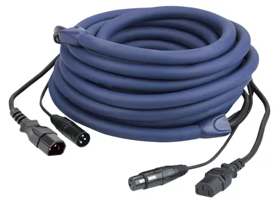 Produktbild von FP12 - IEC/XLR M - IEC/XLR F - DMX / Power - 10 m