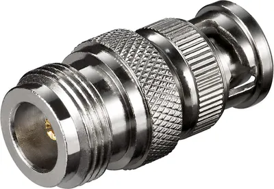 Produktbild von goobay N Kupplung auf BNC Stecker mit GoldPin (Bulk)