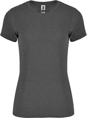 Produktbild von Roly CA6661 | Damen Fox T-Shirt, Single-Jersey - Farbe: Heather Black 243 - Größe: S