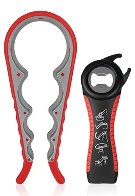 Productafbeelding van Set van 2 Flessen- en Dosenopeners, 4-in-1 en 5-in-1