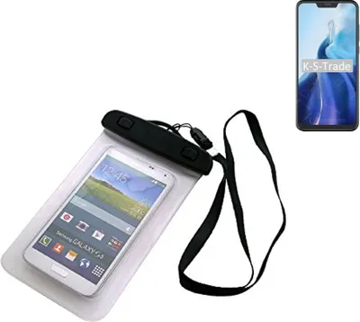 Produktbild von K-S-Trade Schutz Hülle Handy Hülle Kompatibel mit Cubot C20 Beach Bag wasserdicht 16cm x 10cm Schutzhülle Staub Sand Flachwasser Beachbag Case