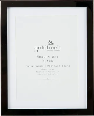 Produktbild von Goldbuch Bilderrahmen Modern Art schwarz