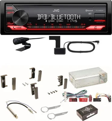 Produktbild von JVC KD-X282DBT Bluetooth Digitalradio USB Einbauset für Audi A3 8L