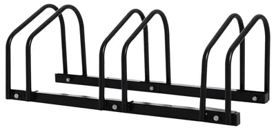 Obrázek produktu pro Stojan na kola, odolná ocelová konstrukce, prostorově úsporný design, černý