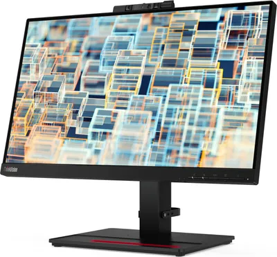 Produktbild von Lenovo ThinkVision T22v-20, 54,6 cm (21.5"), 1920 x 1080 Pixel, Full HD, LED, 4 ms, Schwarz