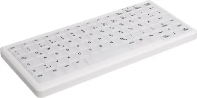 Obrázok produktu pre Contour Design Active Key AK-C4110, Mini, Bezdrôtový, RF Wireless, Nožnicový spínač, AZERTY, Biela