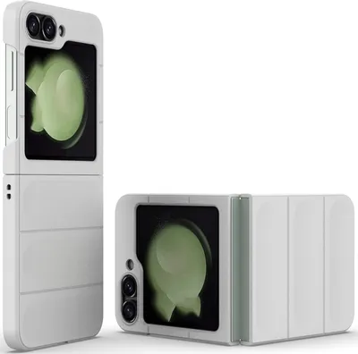 Obrázek produktu pro Pouzdro pro Samsung Galaxy Z Flip 6 / Z Flip 7 FE Tvrdé PC Matné Nárazuvzdorné Protiskluzové Pouzdro Bílý