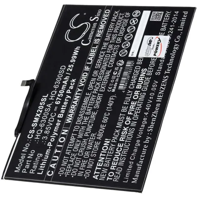 Image de Batterie adaptée à la tablette Samsung Tab A8 10.5, SM-X200, SM-X205, type HQ-6300SD