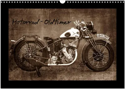 Produktbild von Motorrad Oldtimer (Wandkalender 2026 DIN A3 quer), CALVENDO Monatskalender