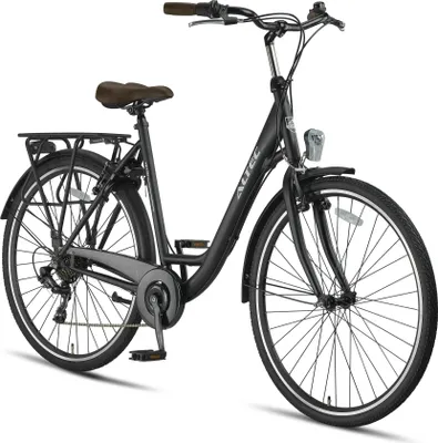 Produktbild von Altec Cityräder Damen Metro 28 Zoll 49 cm Damen 7G Felgenbremse Mattschwarz