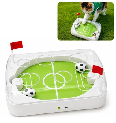 Produktbild von Elektronisches Katzenspielzeug mit Bewegungssensor, automatisches Spielzeug für Katzen, interaktiver Fußball mit LED-Licht, USB wiederaufladbar, Indoor Beschäftigung