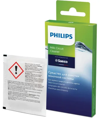Produktbild von Saeco Milchkreislauf Reiniger, Pflege für Kaffeevollautomaten, 6 Beutel (CA6705/10)