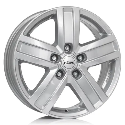 Image de roues coulées RIAL TRANSPORTER 6.5 16 5 160 60 POLAR SILBER