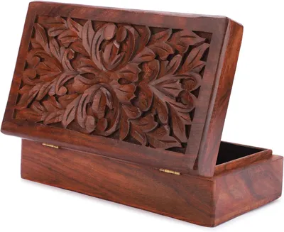 Productafbeelding van Houten Sieraden Opbergdoos Multifunctionele Decoratieve Vintage Stijl Aandenken Snuisterijdoos Houder Schatkist Ketting Oorbel Organizer Geweldig