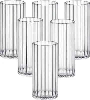 Produktbild von Wilmax Geriffeltes Glas 300 ml 6er Set WL-888625/A6