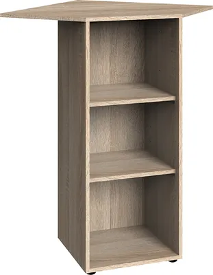 Produktbild von Eckregal Eiche MIAMI-43, B/H/T ca. 66/98/66 cm