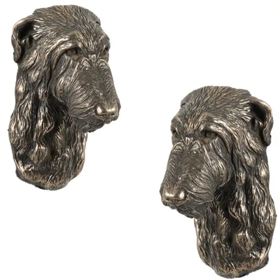 Produktbild von Art-Dog Wandbüste Deerhound – Bronzepulver-Harz-Guss