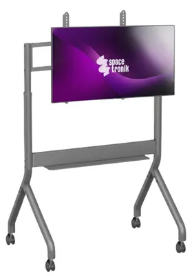 Zdjęcie produktu dla Mobilny Stojak TV SPET05G z Elektryczną Regulacją dla Ekranów 55–90 cali