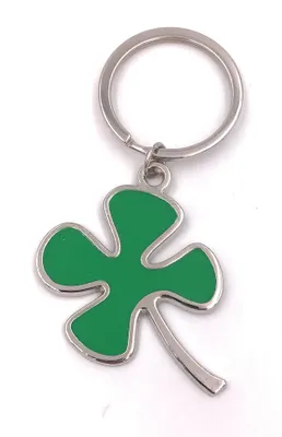 Immagine prodotto di Onwomania Portachiavi Trifoglio Verde Felicità Ciondolo in metallo Charm