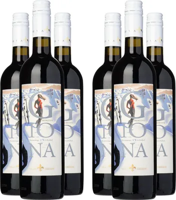 Produktbild von 6 Flaschen Villa Geissini, Giona Primitivo Puglia, ROT IGT, 0,75L, 14% VOl.,