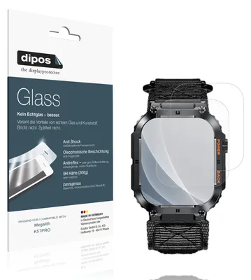 Image de 2x Protection ecrán pour Megalith K57PRO mat Verre souple Film Protecteur 9H dipos