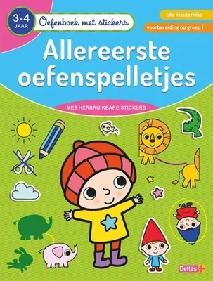 Obrázok produktu pre Deltas -Übungsbuch mit Aufklebern - allererster Übungsspiele (3-4 Jahre)
