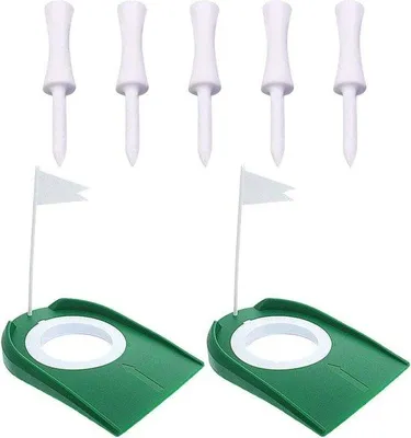 Immagine prodotto di Putter da golf compatto e tacchetti per minigolf indoor