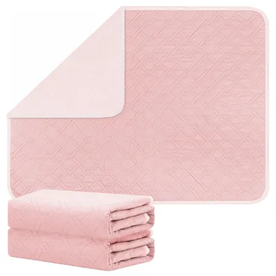Imagen del producto de Sábanas impermeables y transpirables reutilizables de 85x90 cm, paquete de 2, para bebés