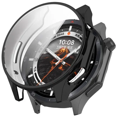 Image de Pour Oppo Watch X2 Coque de protection électroplaquée en TPU pour montre connectée, noire