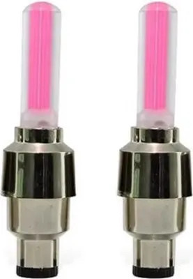 Produktbild von Speichenlichter - Radlichter - LED-Speichenlicht - Fahrradlampe - Kinderfahrrad - 2er-Set - Rot