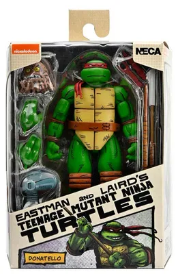 Zdjęcie produktu dla NECA Wojownicze Żółwie Ninja Mutant Ninja Donatello figurka akcji 18 cm z akcesoriami